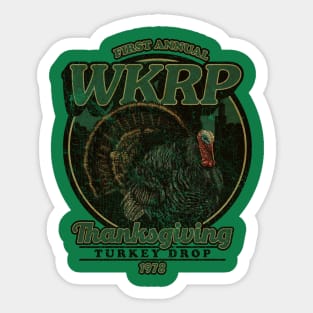 WKRP THANKSGIVING 1978 Retro Sticker